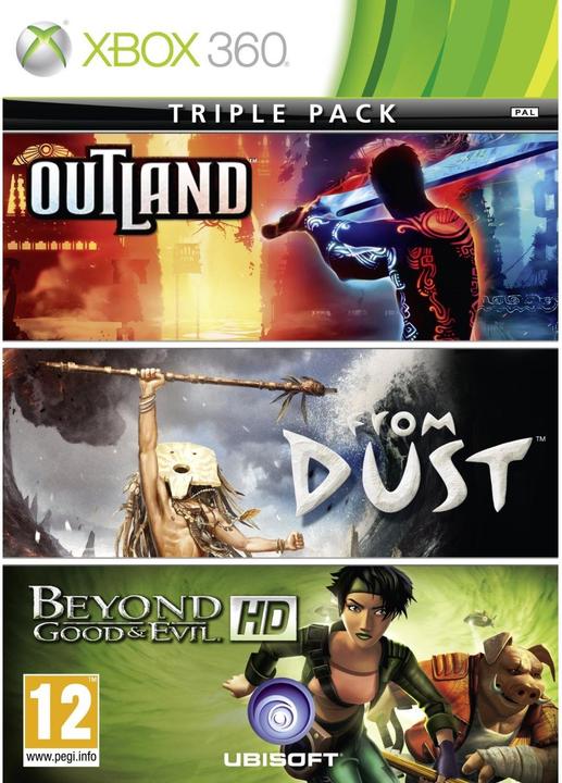Produktbild Ubisoft Microsoft Triple Pack: Beyond Good & Evil + Outland + From Dust, Xbox 360 (Xbox 360, EN)