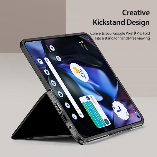Actual product image Dux Ducis Bril Series Leather Cover (Google Pixel 9 Pro Fold)