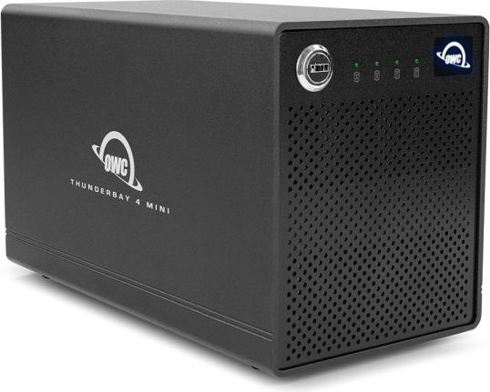 Productafbeelding OWC ThunderBay 4 mini HDD/SSD-behuizing Zwart 2,5" (2.5")