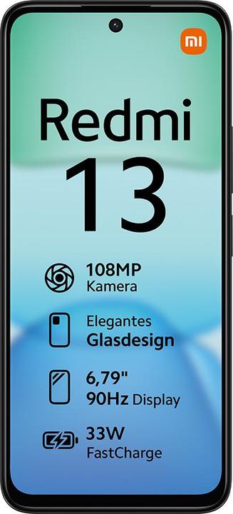 Actual product image Xiaomi Redmi 13 (128 GB, Black, 6.79", Dual SIM, 108 Mpx, 4G)