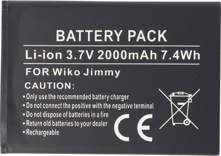 Actual product image Wiko Battery Jimmy battery S4300AE, S104-P26000-000 (Rechargeable battery, Jimmy)