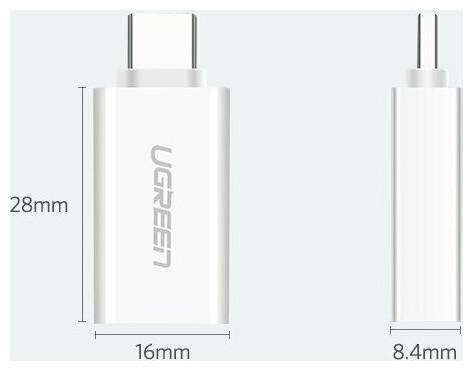 Actual product image Ugreen Jack Adapter (USB 3.0)