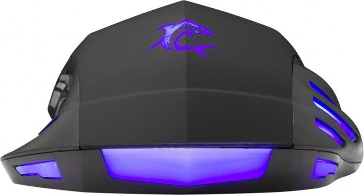 Actual product image White Shark Gaming mouse Hannibal 2, with backlight, 6 buttons, Black (Cable)