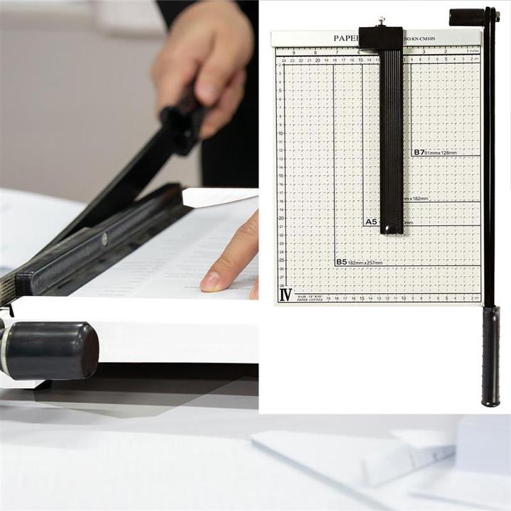 Immagine prodotto Nedis KÖNIG - Taglierina per carta - Formato A4 - Con blocco di sicurezza - Adatto per A4 e (8 lamelle, A4)