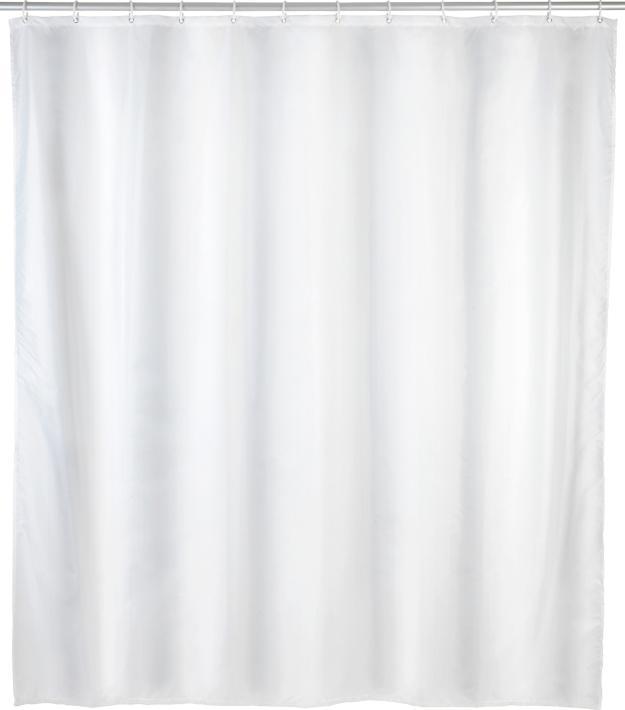 Actual product image Wenko Shower curtain ALLSTAR Zen white (180 x 200 cm)