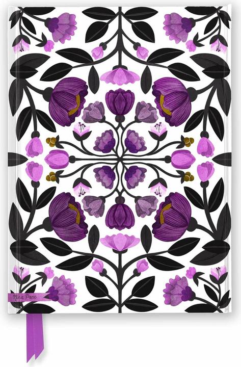 Produktbild Nina Pace: Purple Flowers (Foiled Journal) (Liniert, Harter Einband)