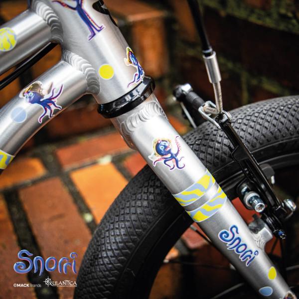 Actual product image Farbviereck Reflective Snorri Europapark motifs stickers