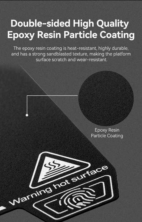 Produktbild Creality Druckplattform Epoxidharz-Printplatte 235 x 235 mm