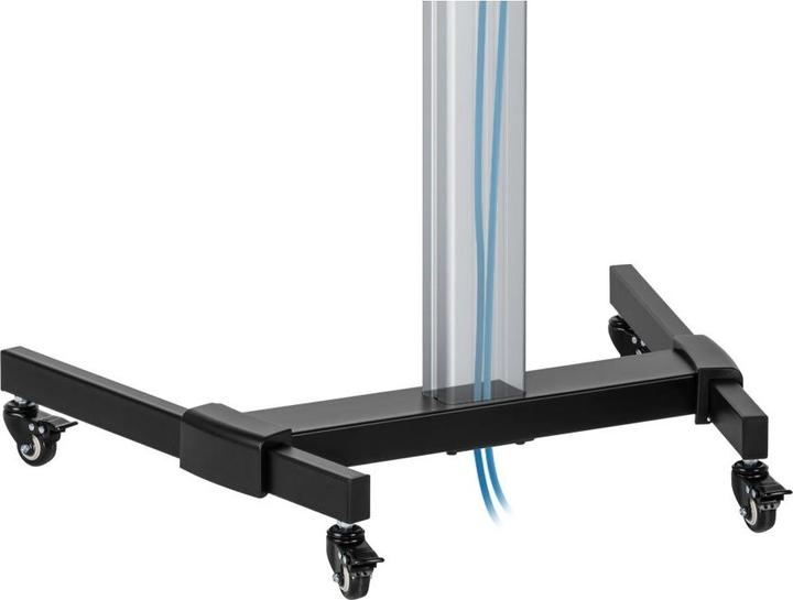 Image du produit Techly EFB Chariot TV pour TV LCD LED 93,98cm 37pouces - 218,44cm 86pouces avec une étagère (86", 50 kg)