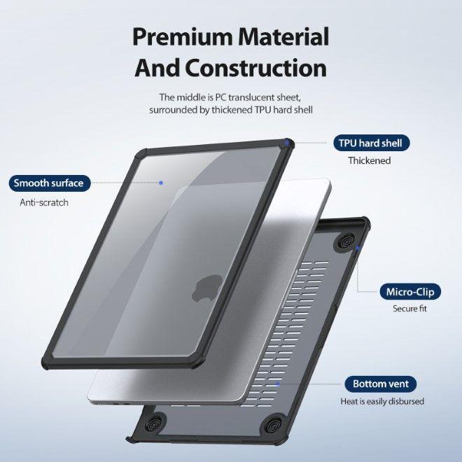 Actual product image Dux Ducis LCGM Protective Hard Case Series (14", Apple)