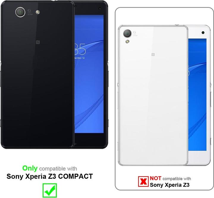 Productafbeelding Cadorabo Kettinghoesje voor Sony Xperia Z3 COMPACT kettinghoesje verstelbaar