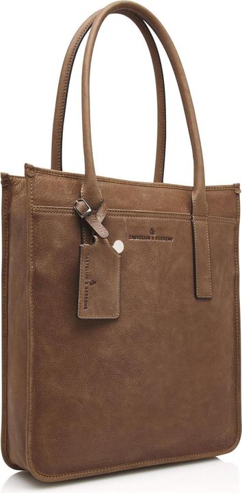 Actual product image Castelijn & Beerens & Beerens - Carisma Laptop shopper 15.6 RFID | cognac -