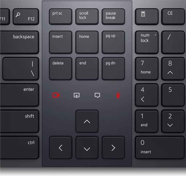 Produktbild Dell Premier Collaboration Keyboard - KB900 - US International (QWERTY) (Eng. Int., Kabelgebunden)