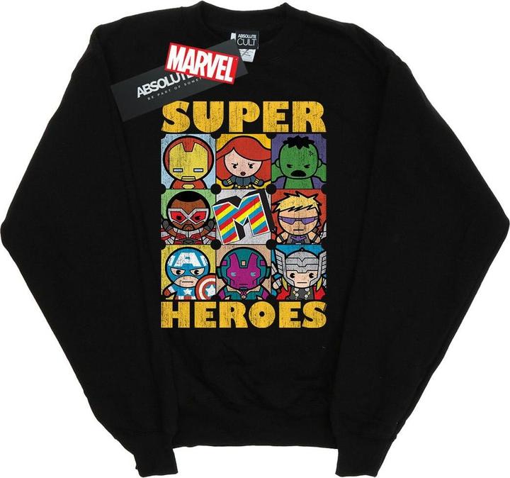 Image du produit - Sweat KAWAII SUPER HEROES - Homme (M)