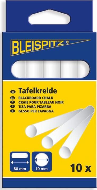 Actual product image Bleispitz Blackboard chalk round (White, 10 x)
