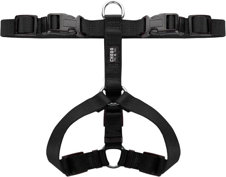 Actual product image Chaba CH BELT PROTECTOR M (P)25-40 (D)35-55X2CM BLACK 5066 (M, Dog, Walks, General)