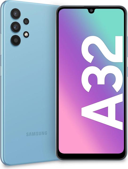 Image du produit Samsung Galaxy A32 UE (128 Go, Bleu génial, 6.40", Double SIM, 64.14 Mpx, 4G)