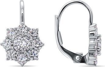Produktbild Brilio Silver - Silver earrings with clear zircons EA119W