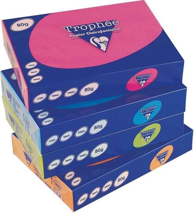 Image du produit Clairefontaine Papier multifonctions Troph'e, A3, jaune fluo (80 g/m², 500 x, A3)