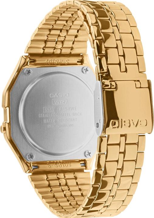 Actual product image Casio Retro Vintage - A158WETG-9AEF (Digital watch, 34 mm)
