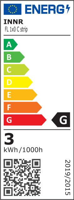 Label énergétique Innr Smart Flex strip FL 140 C (Blanc chaud, Blanc neutre, Blanc froid, RGBW, 400 cm, Intérieur)