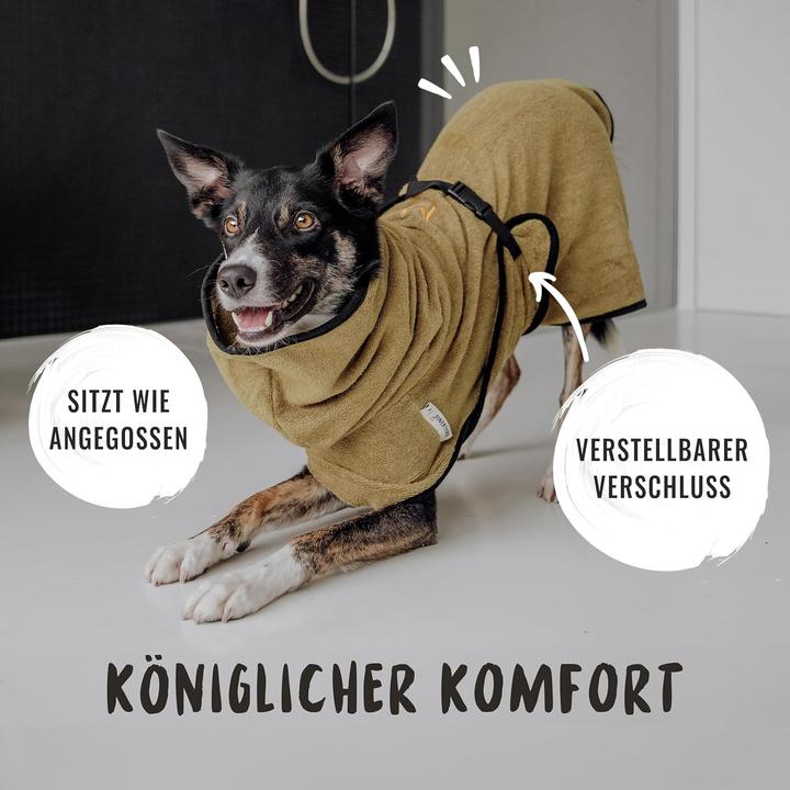 Image du produit Rudelkönig Peignoir de bain pour chiens (70, XL, Peignoir pour chien)