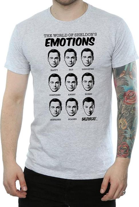 Image du produit Dam T-shirt Mens Sheldon Emotions (M)