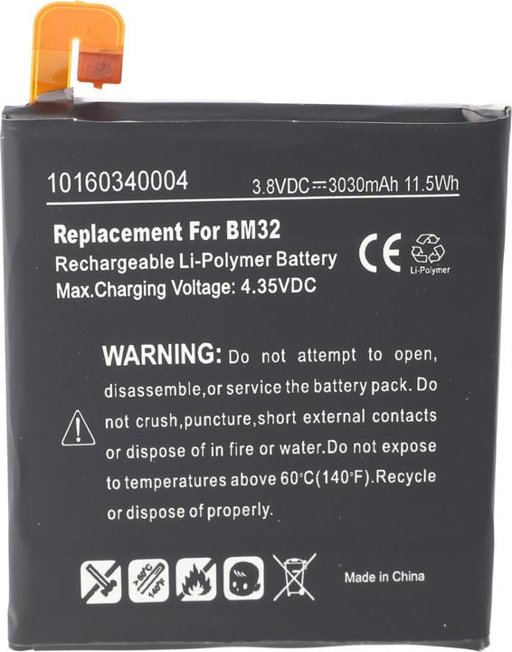 AccuCell Batteria Xiaomi 4, Leo, Mi4, Mi4 4G, Mi4W Batteria BM32
