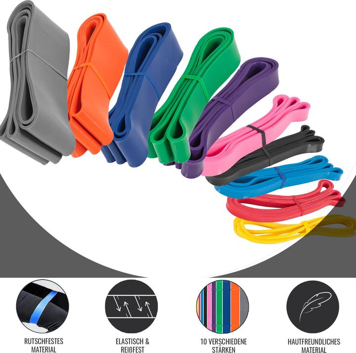 Produktbild Gorilla Sports Resistance Band (2.08 m, Extra Leicht)