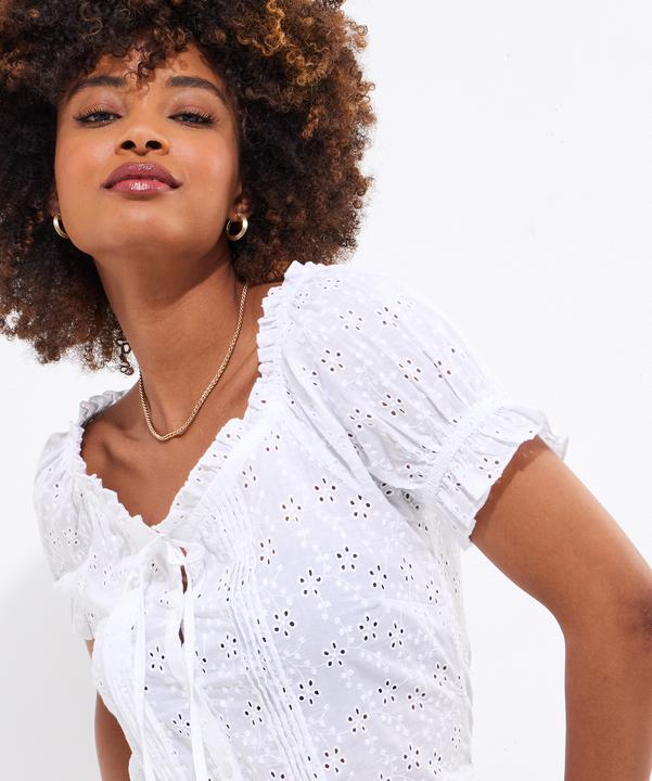 Immagine prodotto Joe Browns Broderie Short Sleeve Top (34)