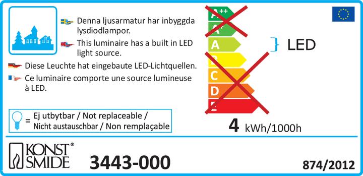 Energy Label Konstsmide Carousel