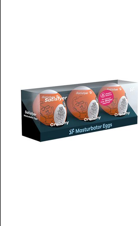 Produktbild Satisfyer Masturbator Egg Set - Chrunchy
