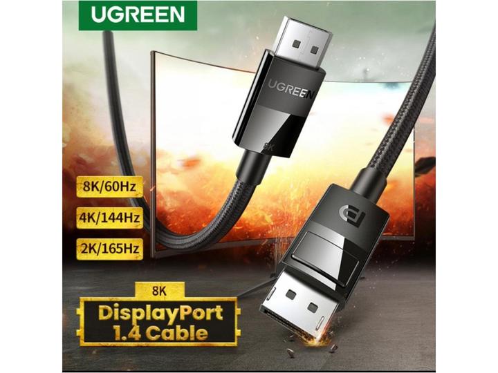 Image du produit Ugreen Port d'affichage 1.4 Nylon 8K 4K 2K 1080p (3 m, DisplayPort)