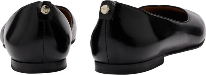 Actual product image BOSS Womens/Ladies Rose Leather Ballerina Flats (38)