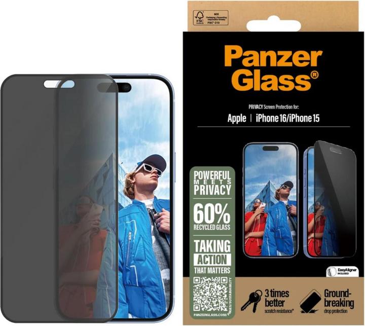 Produktbild PanzerGlass Ultra-Wide Fit (1 Stück, Apple iPhone 16)