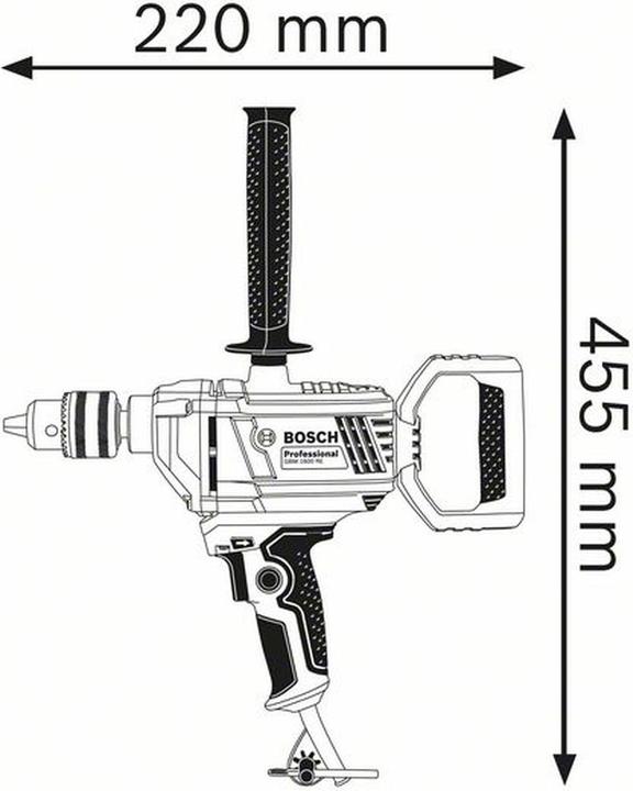 Image du produit Bosch Professional Perceuse GBM 1600 RE / 850 Watt / 06011B0000 (Fonctionnement sur secteur)