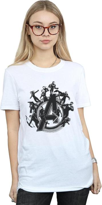 Produktbild Avengers Endgame Held Kreis Baumwolle Boyfriend TShirt (L)