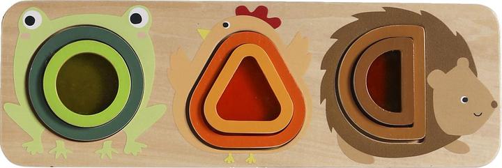 Produktbild Vertbaudet Baby Steckspiel-Brett mit Tierfiguren aus Holz FSC®