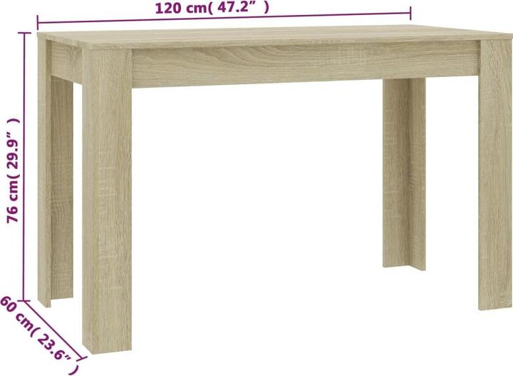 Actual product image VidaXL Ellis (120 x 60 x 76 cm)