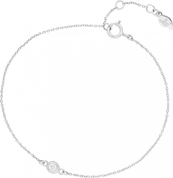 Armkette "my first diamond", 14 K Weissgold (Rhodiniert, 14 K Weissgold)