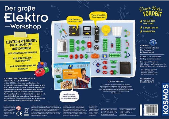 Actual product image Kosmos Experiment kit The great electrical workshop