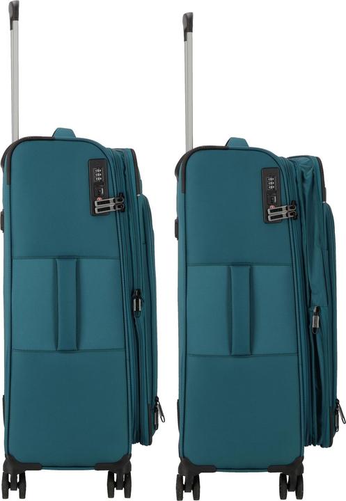 Immagine prodotto D&N Travel Line 9504 Carrello a 4 ruote M 67 cm con piega a espansione (67 l, M (50 - 90l))