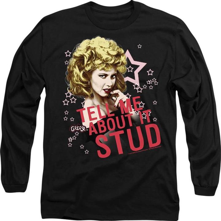Actual product image Grease Unisex Adult Tell Me About It Stud T-Shirt (M)