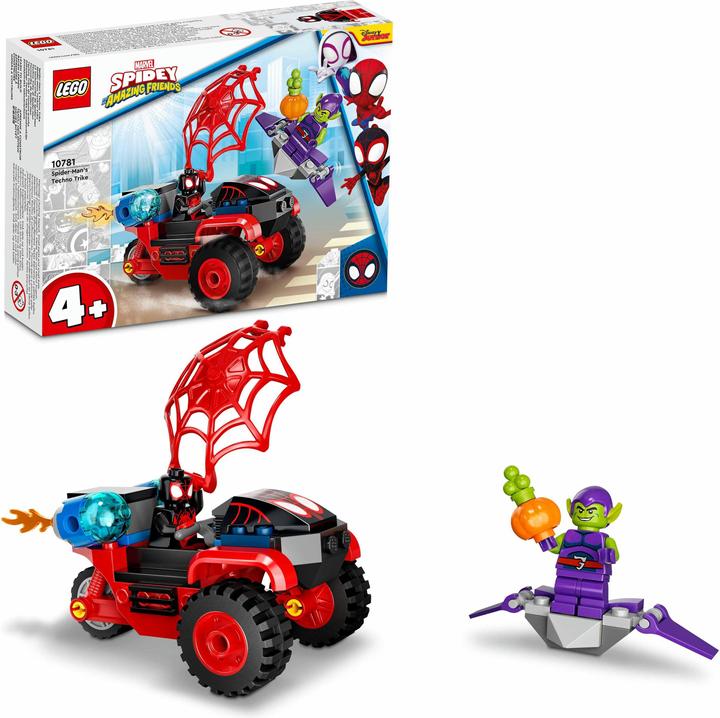 Image du produit LEGO Miles Morales : le trike techno de Spider-Man (10781, LEGO Marvel)