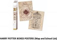 Actual product image Pyramid HARRY POTTER - Map & School List - Set 2 Posters 52 x 38cm