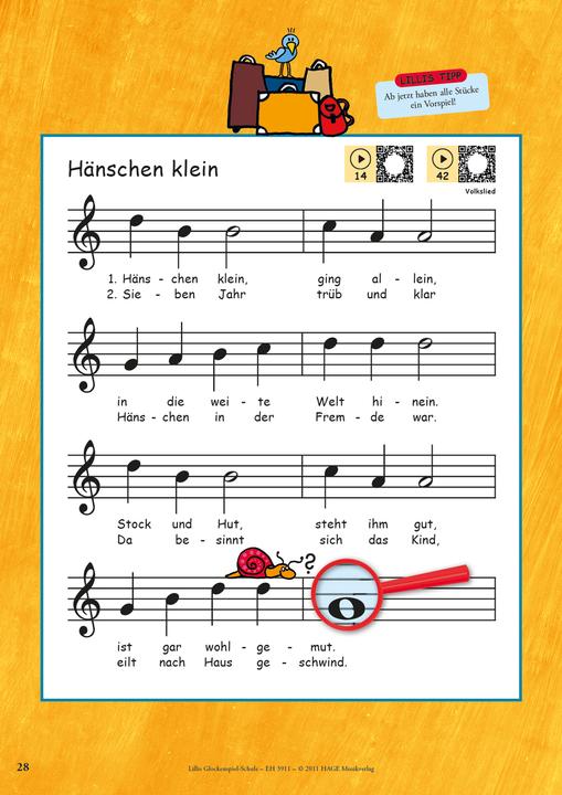 Produktbild Lillis Glockenspiel-Schule (Deutsch, Helmut Hage, Barbara Hintermeier, Birgit Baude, 2011)
