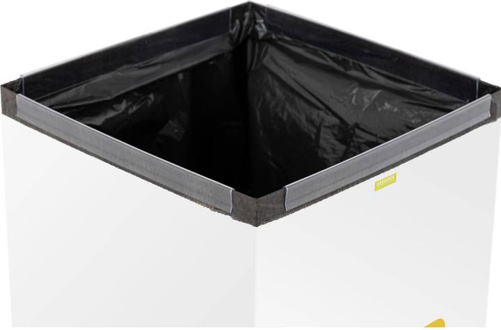 Actual product image Ulsonix Mülleimer Abfalleimer Küche Mülltrenner Deckel Bio Label 60 Liter Recycling (60 l)