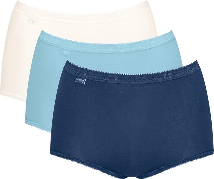 Sloggi Unterhose BASIC+ MIDI Damen-Slip 3er Pack