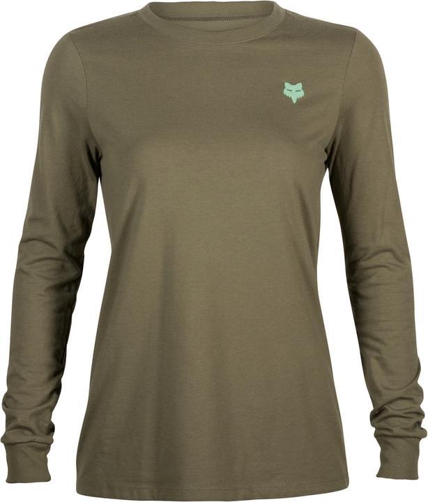 Fox Tee 23 W Faded Out Ls Grn S (S)
