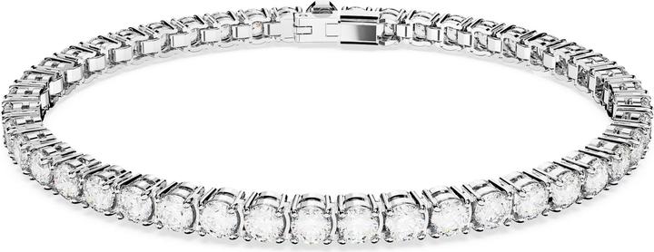 Produktbild Swarovski Matrix Tennis Armband Rundschliff Weiss (16.50 cm, Swarovski Metall)